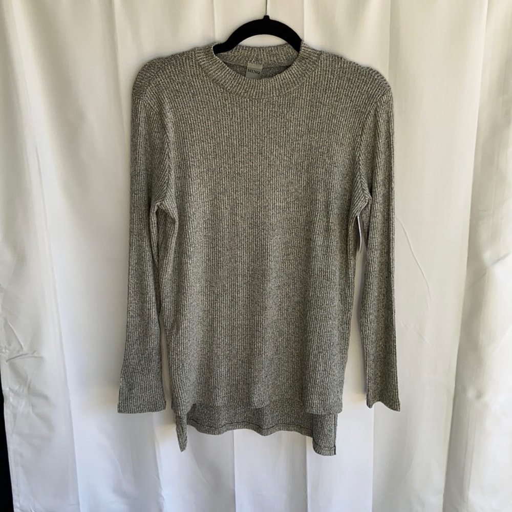 Soft as a feather mock neck cover-up